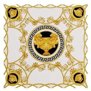 VERSACE La Coupe des Dieux Silk Square Scarf OS- gently used